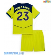 Camisa de time de futebol Tottenham Hotspur Pedro Porro #23 Replicas 3º Equipamento Infantil 2025-26 Manga Curta (+ Calças curtas)